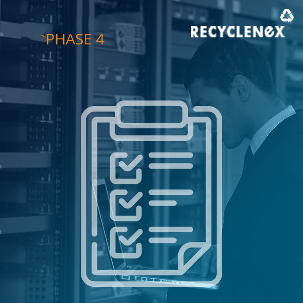 Step 4 of E Waste Recycling Process