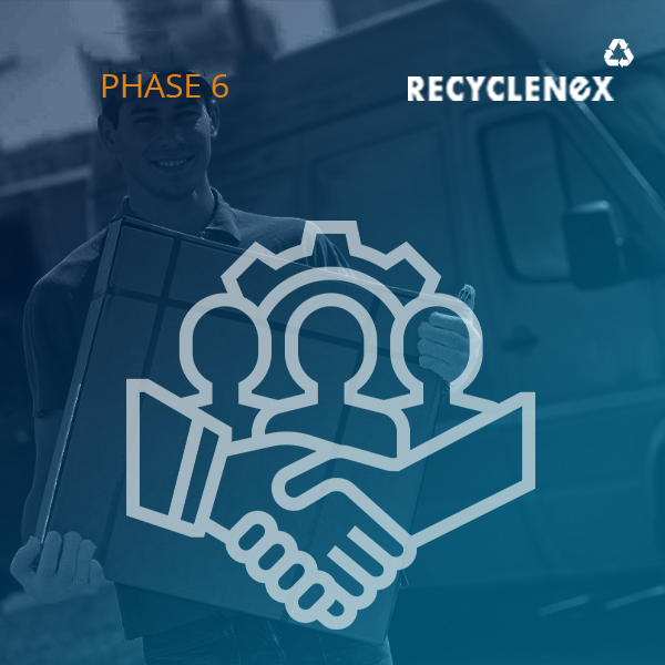 Step 6 of E Waste Recycling Process